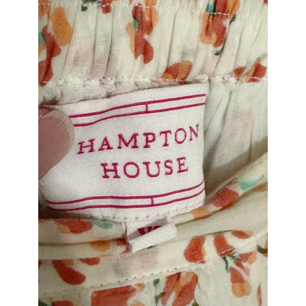 Hampton House A-Line Tiered Floral Cotton‎ Maxi Skirt Size x-small Boho Cottage